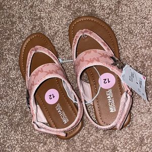 NWT! Pink Michael Kors youth sandal